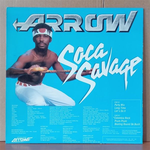 ARROW – SOCA SAVAGE (1984) - LP 2. EL PLAK