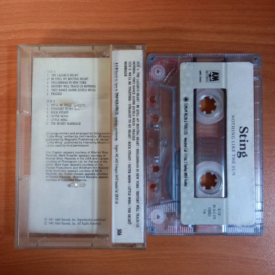 STING - ...NOTHING LIKE THE SUN (1989) - KASET 2.EL