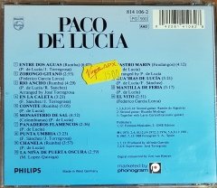 PACO DE LUCIA - ENTRE DOS AGUAS (1986) PHILIPS CD 2.EL