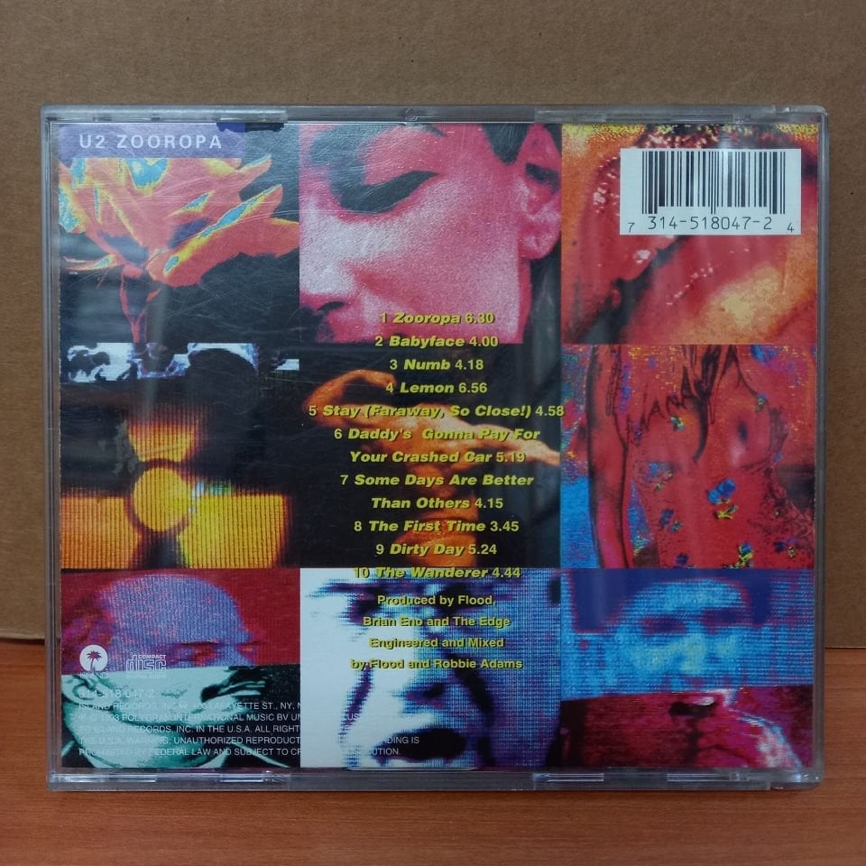 U2 - ZOOROPA (1993) - CD 2. EL