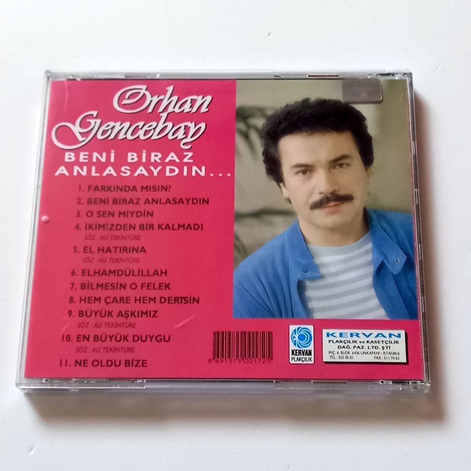 ORHAN GENCEBAY - BENİ BİRAZ ANLASAYDIN... - CD KERVAN PLAKÇILIK 2.EL