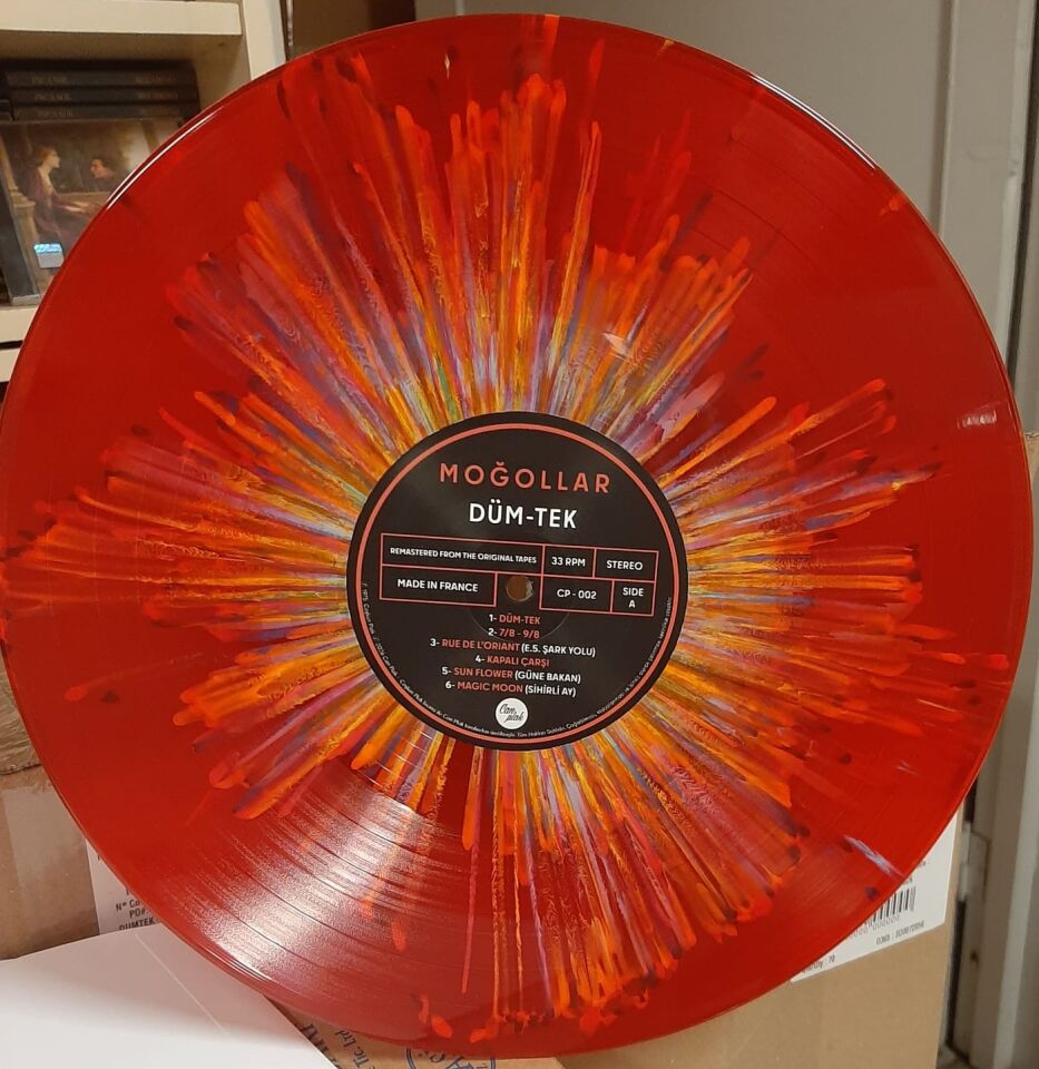 MOĞOLLAR - DÜM TEK (1975) - LP 2026 BASIM SINIRLI SAYIDA RENKLİ SIFIR PLAK