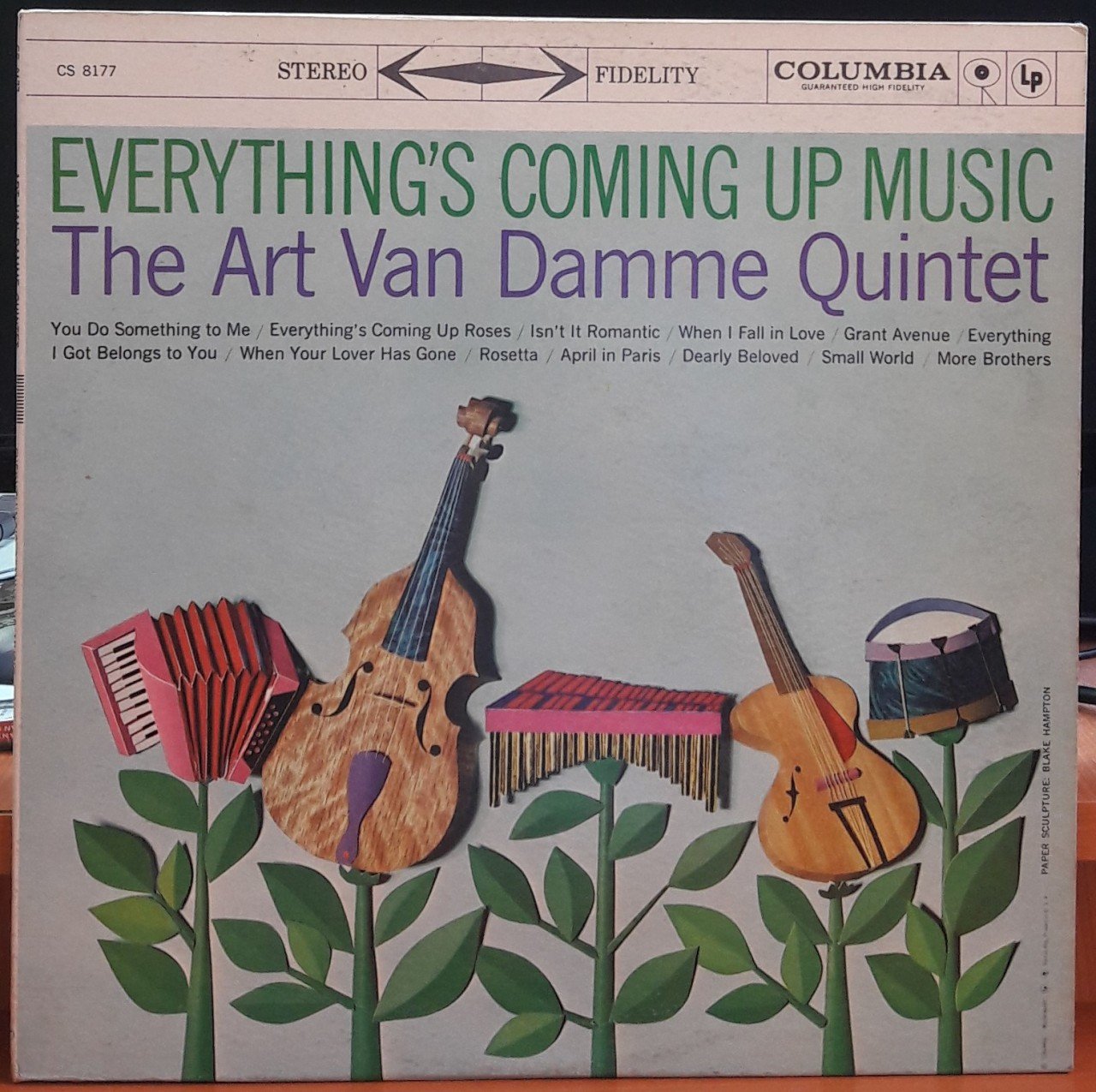 THE ART VAN DAMME QUINTET - EVERYTHING'S COMING UP MUSIC - PLAK 2.EL
