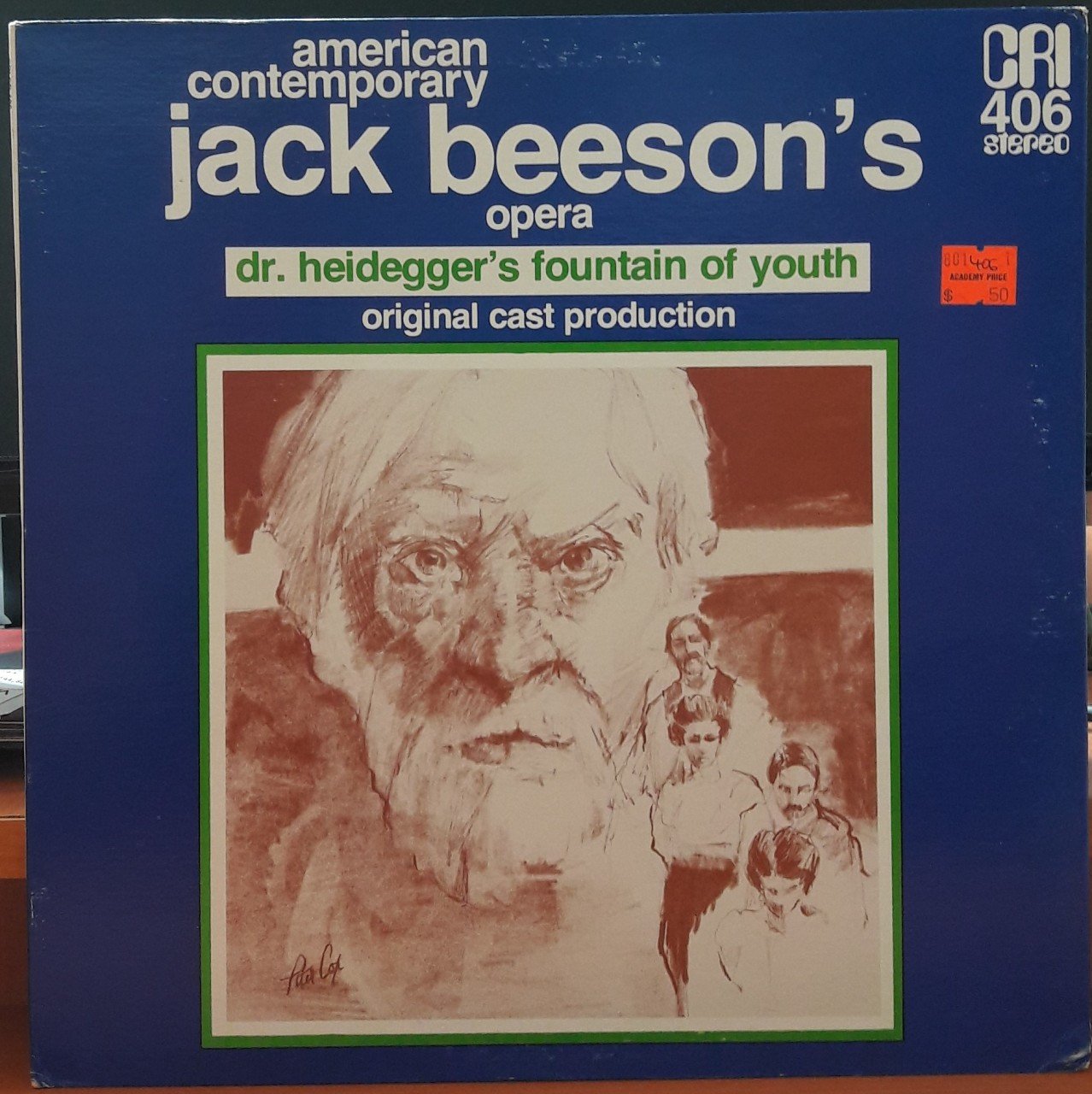 JACK BEESON: DR.HEIDEGGER'S FOUNTAIN OF YOUTH (1979) - PLAK 2.EL