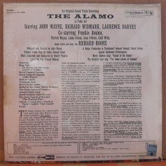 THE ALAMO - SOUNDTRACK - DÖNEM BASKISI SIFIR LP PLAK