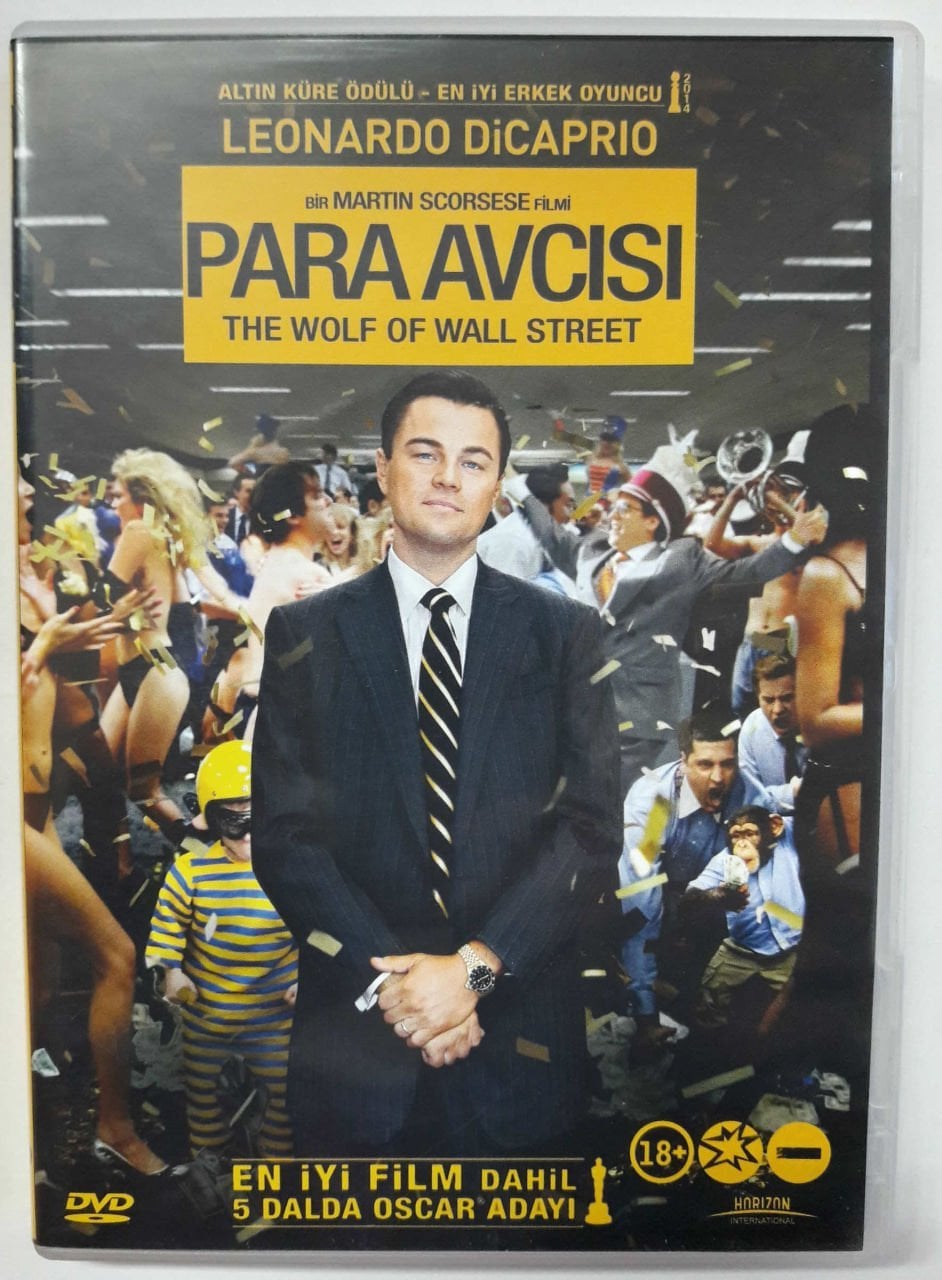 PARA AVCISI - THE WOLF OF WALL STREET - LEONARDO DiCAPRIO - JONAH HILL - MARTIN SCORSESE - DVD 2.EL
