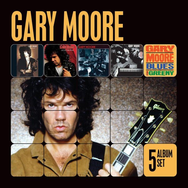 GARY MOORE – 5 ALBUM SET (2012) - 5CD BOX SET AMBALAJINDA SIFIR