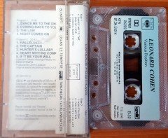 LEONARD COHEN - VARIOUS POSITIONS (1987) UZELLI CASSETTE MADE IN TURKEY ''USED''
