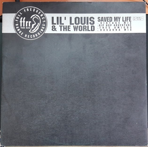 LIL' LOUIS & THE WORLD - SAVED MY LIFE (1992) - 12'' MAXI SINGLE PLAK 2.EL