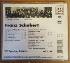 SCHUBERT - ROSAMUNDE / CONCERT PIECE FOR VIOLIN & ORCH / SYMPH. NO 2 - CD 2.EL