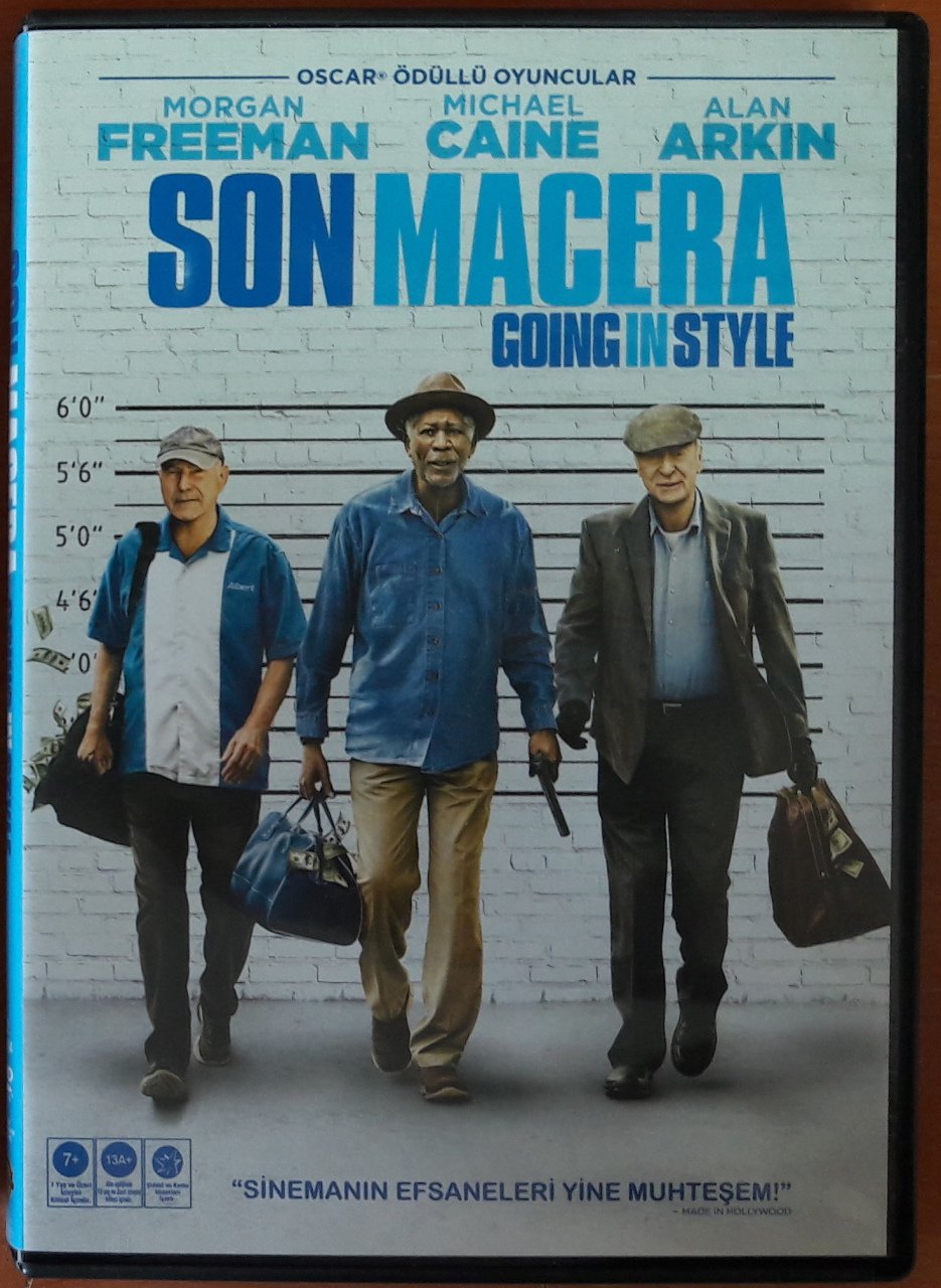 SON MACERA - GOING IN STYLE - MORGAN FREEMAN - MICHAEL CAINE - ALAN ARKIN - DVD 2.EL