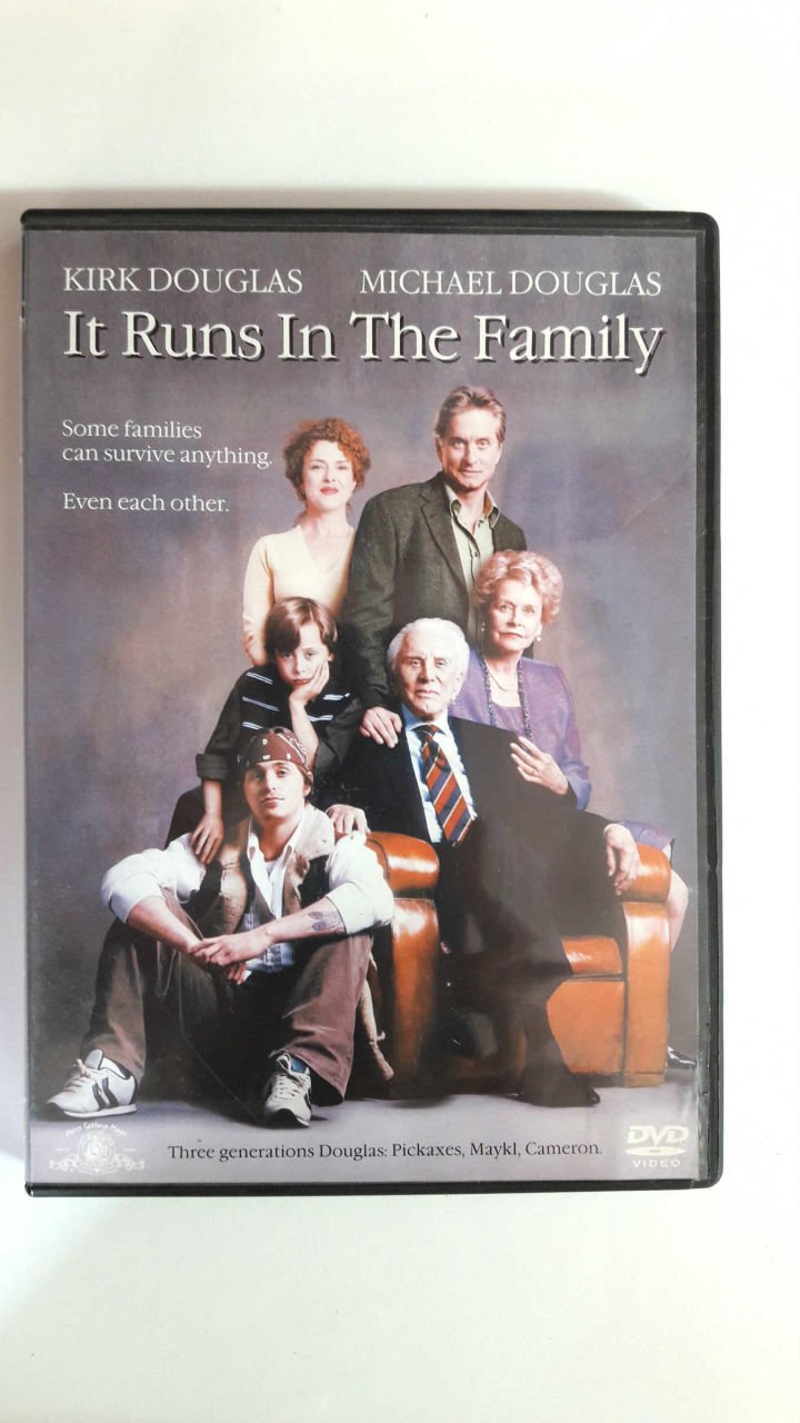 BABALAR VE OĞULLARI - IT RUNS IN THE FAMILY - KIRK DOUGLAS - MICHAEL DOUGLAS - DVD 2.EL