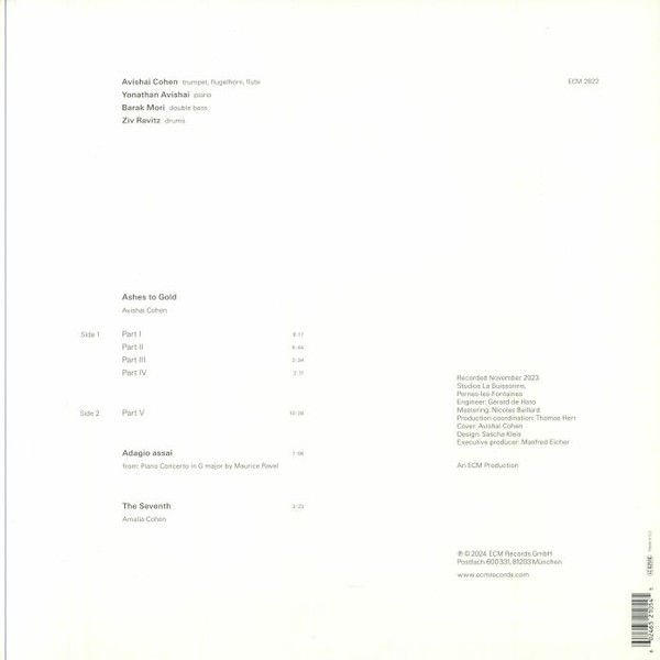 AVISHAI COHEN (TRUMPET PLAYER) - ASHES TO GOLD (2024) - LP ECM RECORDS SIFIR PLAK