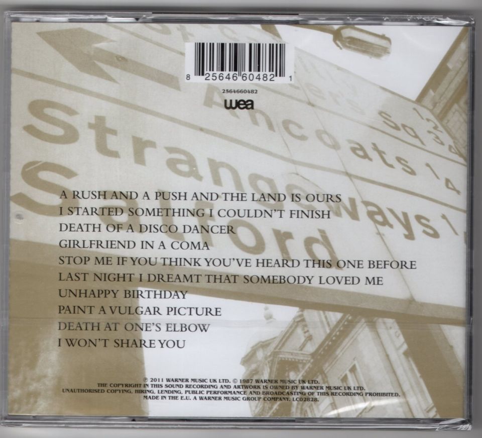 THE SMITHS - STRANGEWAYS, HERE WE COME (1987) - CD 2011 REMASTERED REISSUE SIFIR