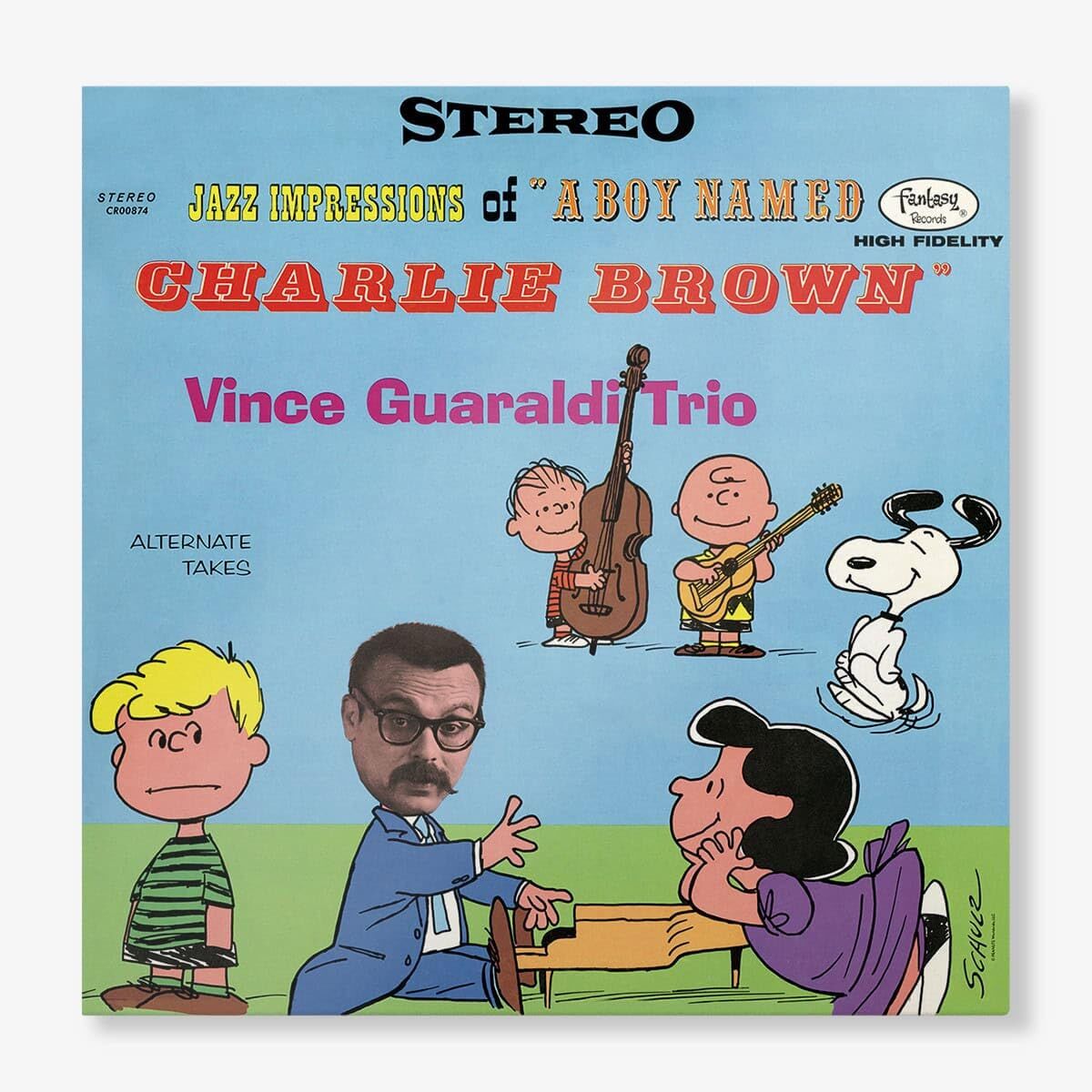 VINCE GUARALDI TRIO - JAZZ IMPRESSIONS OF A BOY NAMED CHARLIE BROWN / ALTERNATE TAKES (1964) - LP RECORD STORE DAY 2025 BLUE COLOURED EDITION SIFIR PLAK