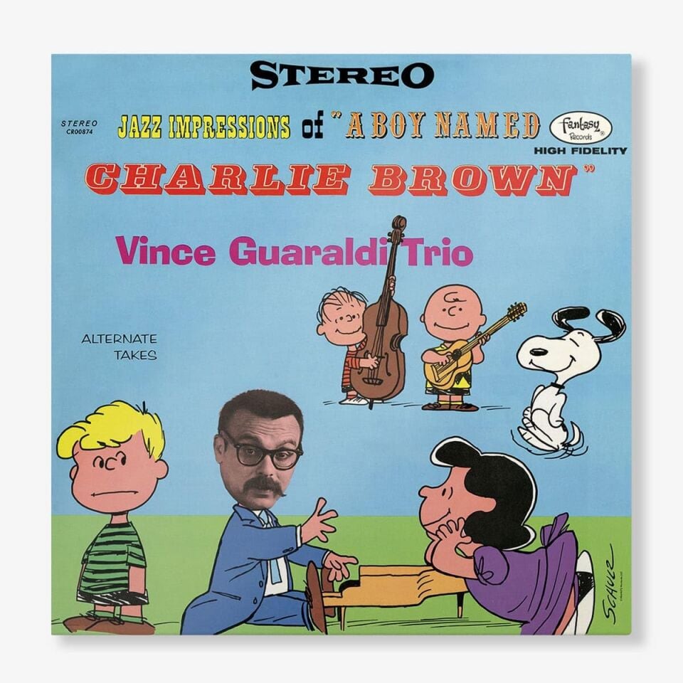 VINCE GUARALDI TRIO - JAZZ IMPRESSIONS OF A BOY NAMED CHARLIE BROWN / ALTERNATE TAKES (1964) - LP RECORD STORE DAY 2025 BLUE COLOURED EDITION SIFIR PLAK