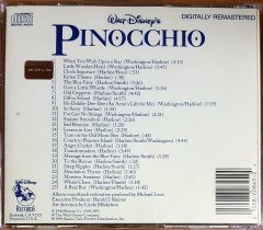 PINOCCHIO SOUNDTRACK / LEIGH HARLINE, NED WASHINGTON, PAUL J. SMITH (1940) 1992 REMASTERED WALT DISNEY RECORDS CD 2.EL