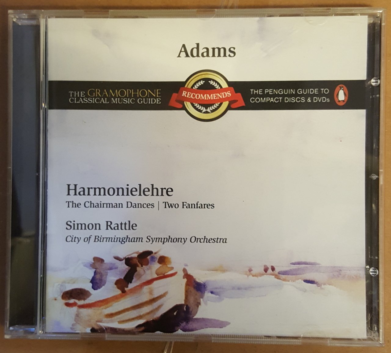 JOHN ADAMS - HARMONIELEHRE / CHAIRMAN DANCES / TWO FANFARES /SIMON RATTLE / JONATHAN HOLLAND & WESLEY WARREN (TRUMPETS) - CD 2.EL