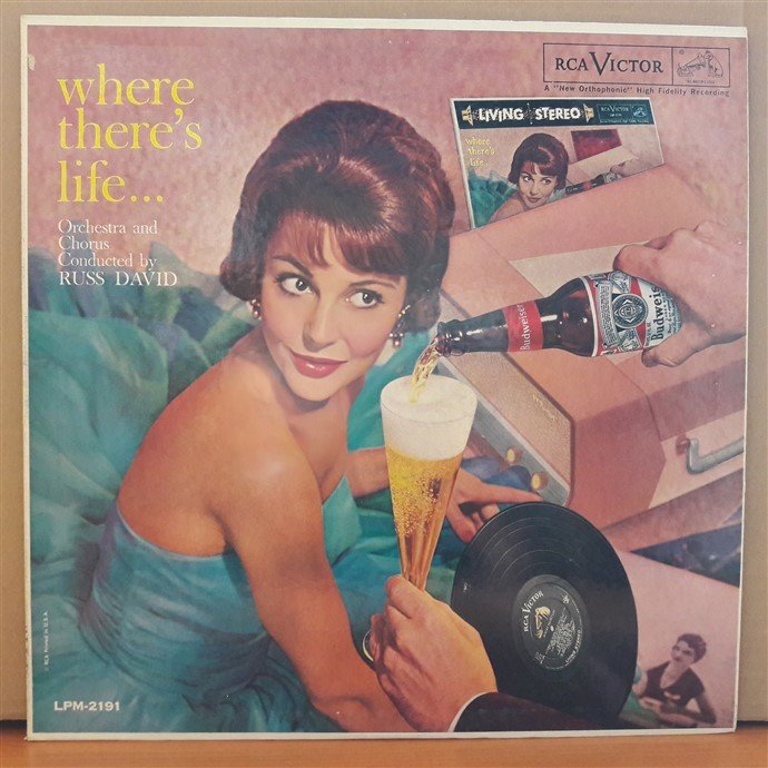 WHERE THERE'S LIFE... - RUSS DAVID (1960) - LP 2.EL PLAK