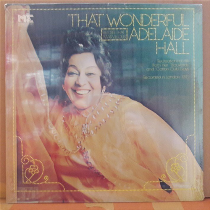 ADELAIDE HALL - THAT WONDERFUL - DÖNEM BASKISI SIFIR LP PLAK