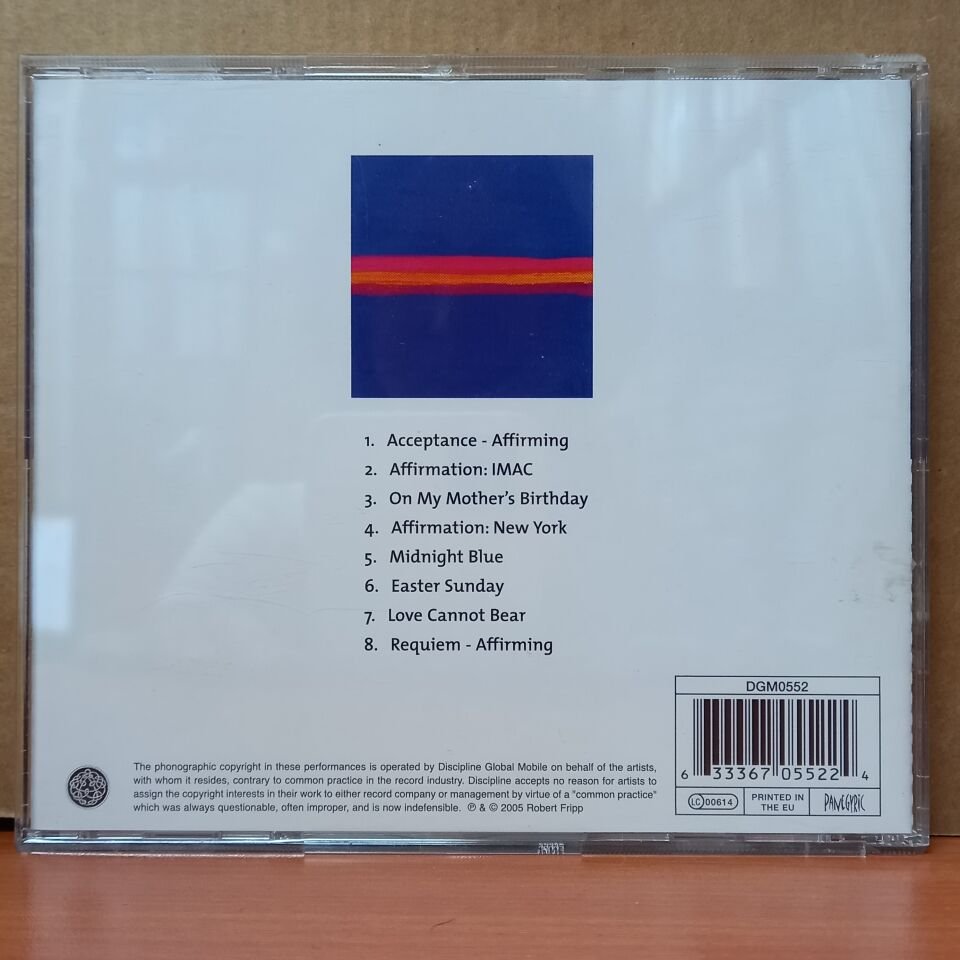 ROBERT FRIPP – LOVE CANNOT BEAR / SOUNDSCAPES - LIVE IN THE USA (2005) - CD 2.EL