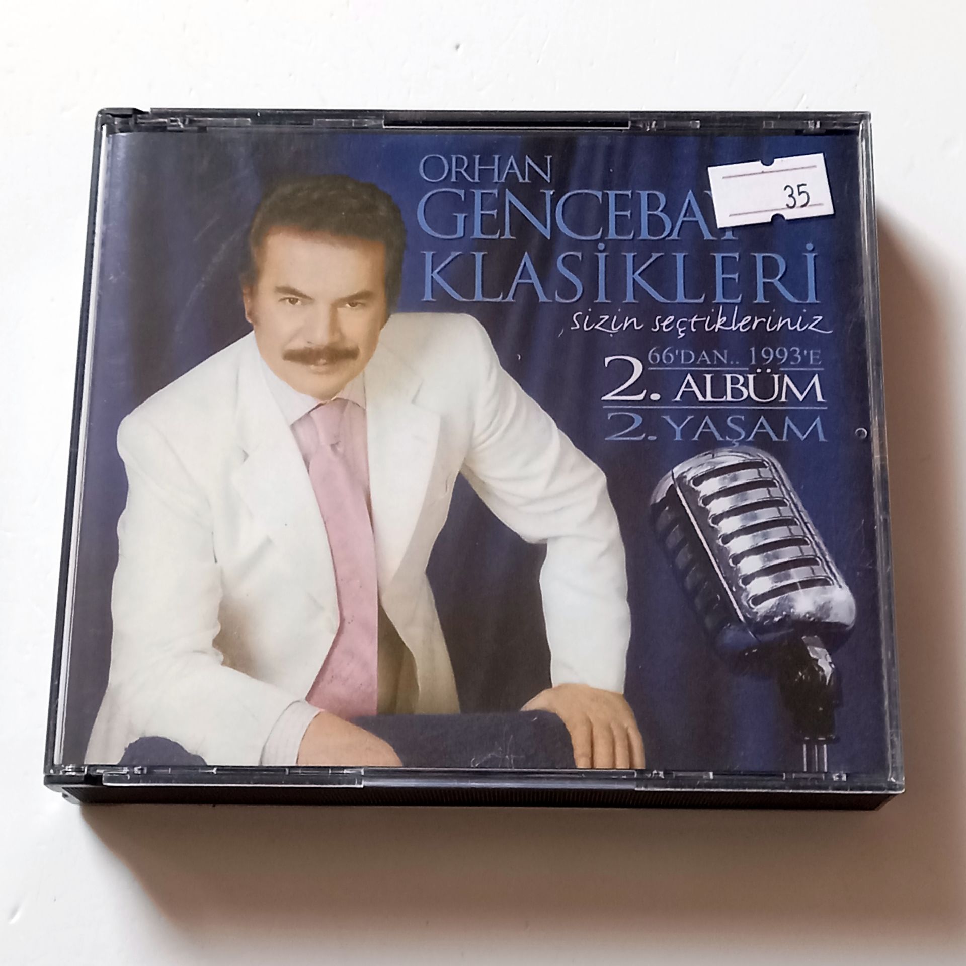ORHAN GENCEBAY KLASİKLERİ - SİZİN SEÇTİKLERİNİZ 66\'DAN 93\'E - 2CD 2.EL