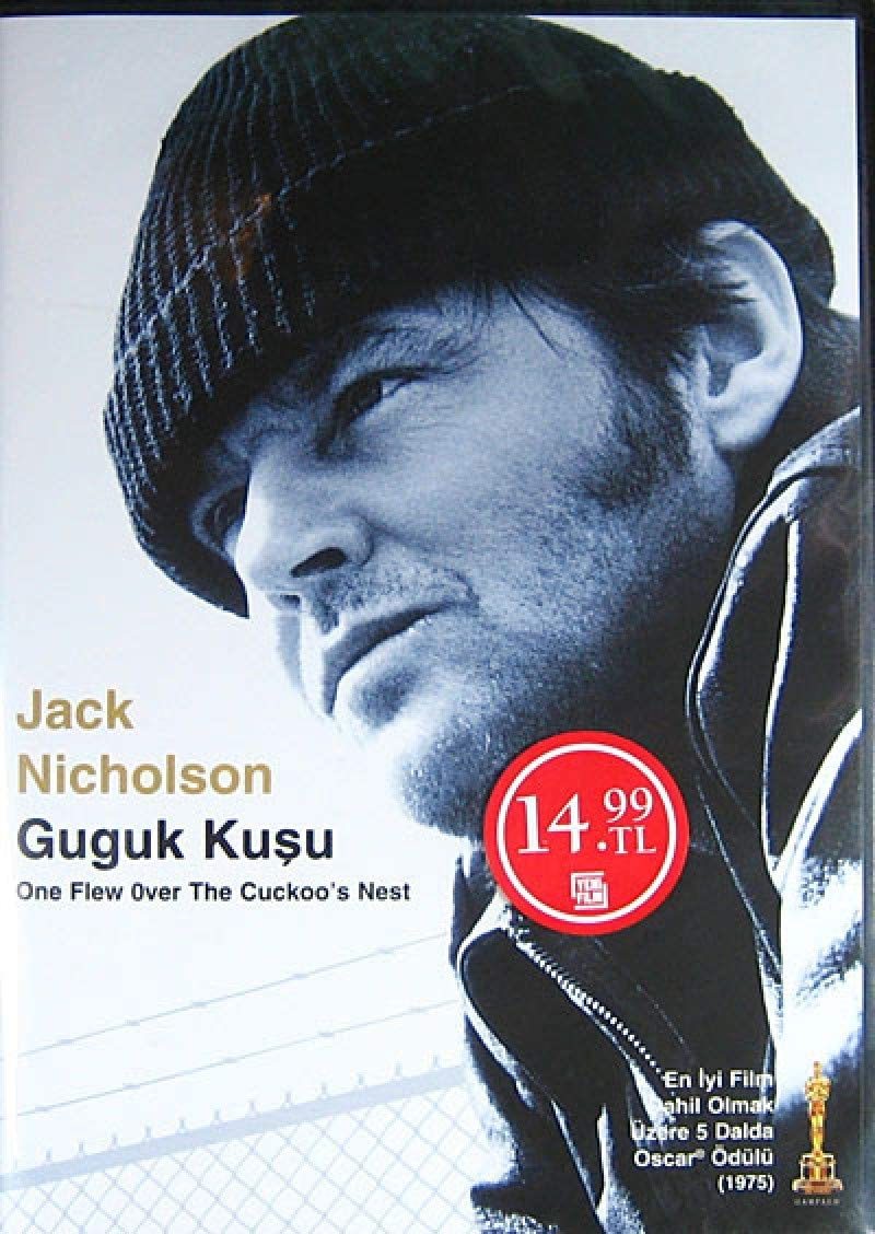 ONE FLEW OVER THE CUCKOO'S NEST - GUGUK KUŞU - JACK NICHOLSON - MILOS FORMAN - DVD SIFIR