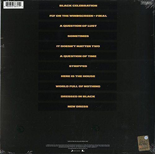 DEPECHE MODE - BLACK CELEBRATION (1986) - LP 180GR 2016 EDITION YENİ BASIM SIFIR PLAK