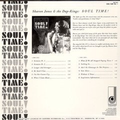SHARON JONES & THE DAP KINGS - SOUL TIME (2011) - LP DAPTONE RECORDS SIFIR PLAK