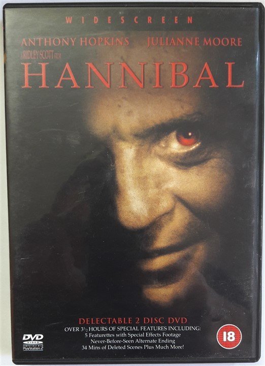 HANNIBAL - ANTHONY HOPKINS - JULIANNE MOORE - RIDLEY SCOTT - 2DVD 2.EL