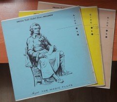 MOZART: THE MAGIC FLUTE, MARIA STADER, DIETRICH FISCHER-GIESKAU, FERENC FRISCAY - 3PLAK BOXSET 2.EL