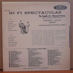 HI-FI SPECTACULAR SOUNDS OF A THOUSAND STRINGS - LP 2.EL PLAK
