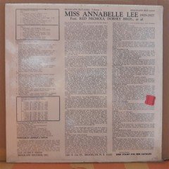 MISS ANNABELLE LEE - THE CALIFORNIA RAMBLERS 1925-1927 - DÖNEM BASKISI SIFIR LP PLAK