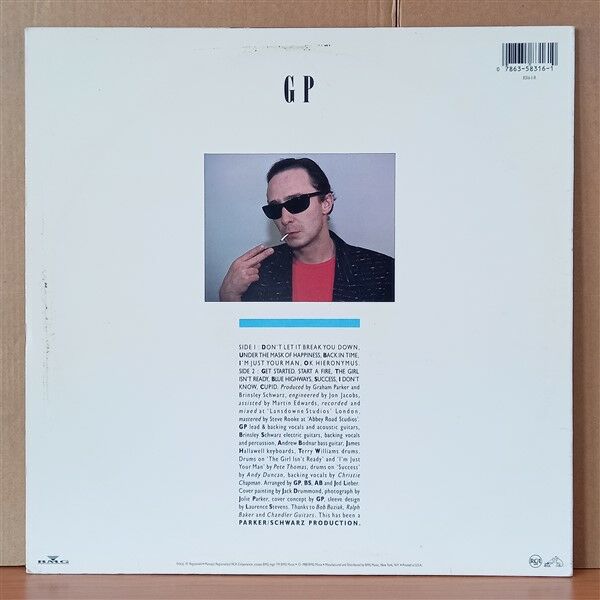 GRAHAM PARKER – THE MONA LISA'S SISTER (1988) - LP 2. EL PLAK