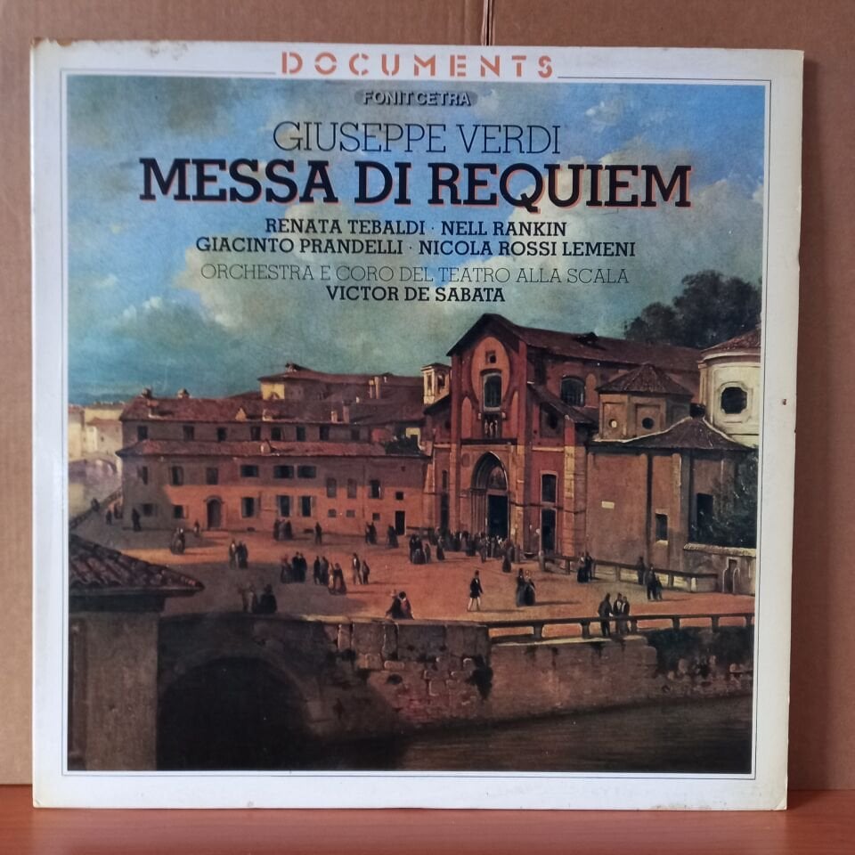 GIUSEPPE VERDI: MESSA DI REQUIEM / RENATA TEBALDI, VICTOR DE SABATA (1982) - 2LP 2.EL PLAK
