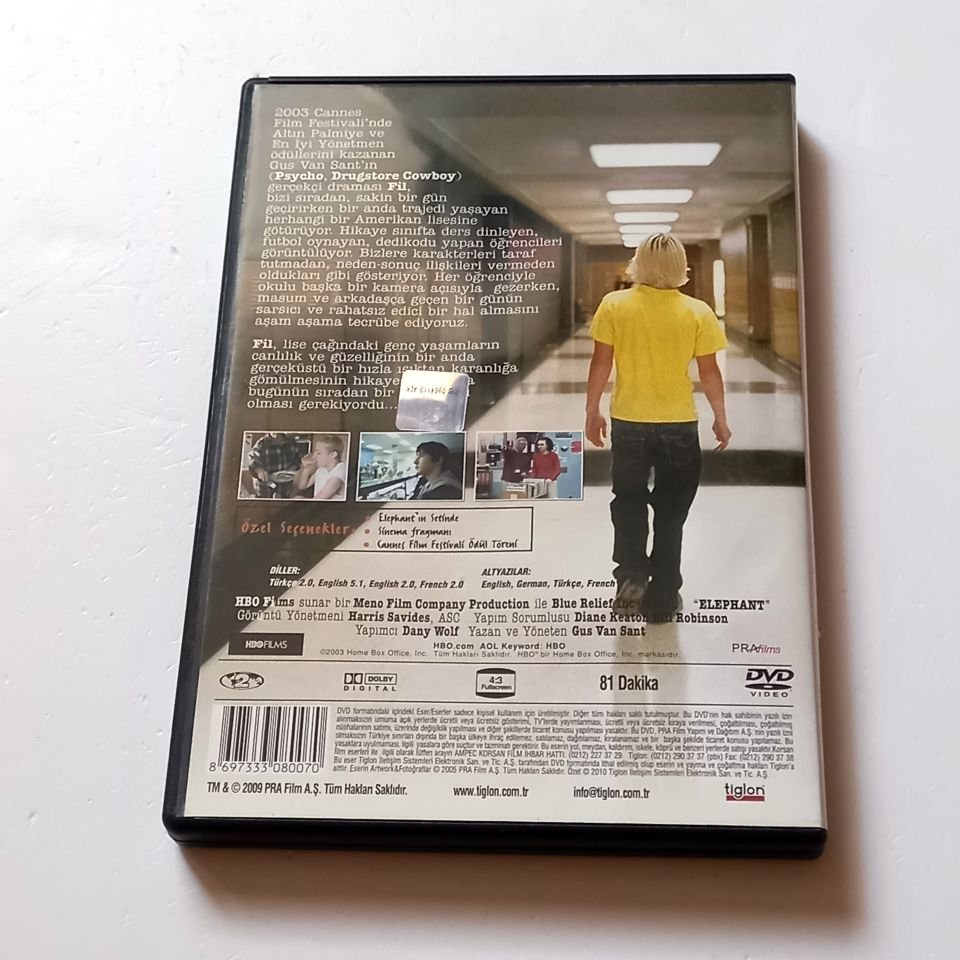ELEPHANT / FİL - ELIAS MCCONNELL, ALEX FROST - YÖN.: GUS VAN SANT - DVD 2.EL