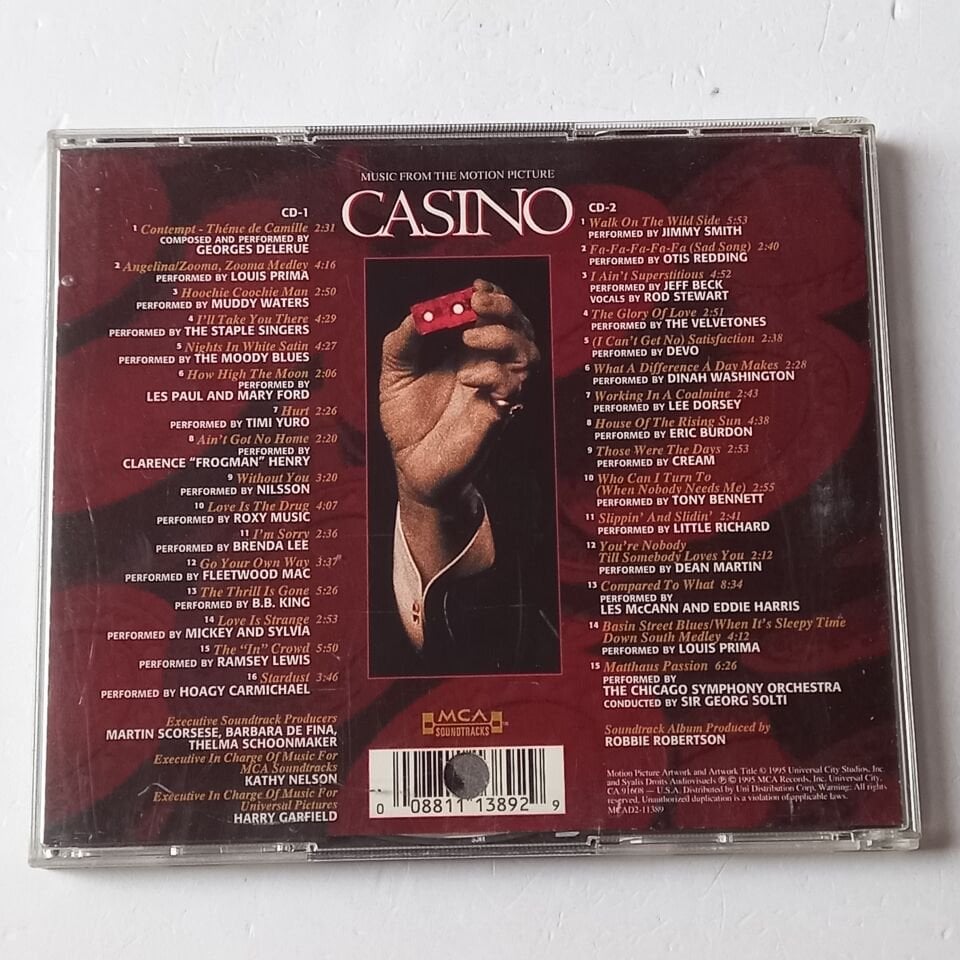 CASINO / MUSIC FROM THE MOTION PICTURE (1995) - 2CD 2.EL
