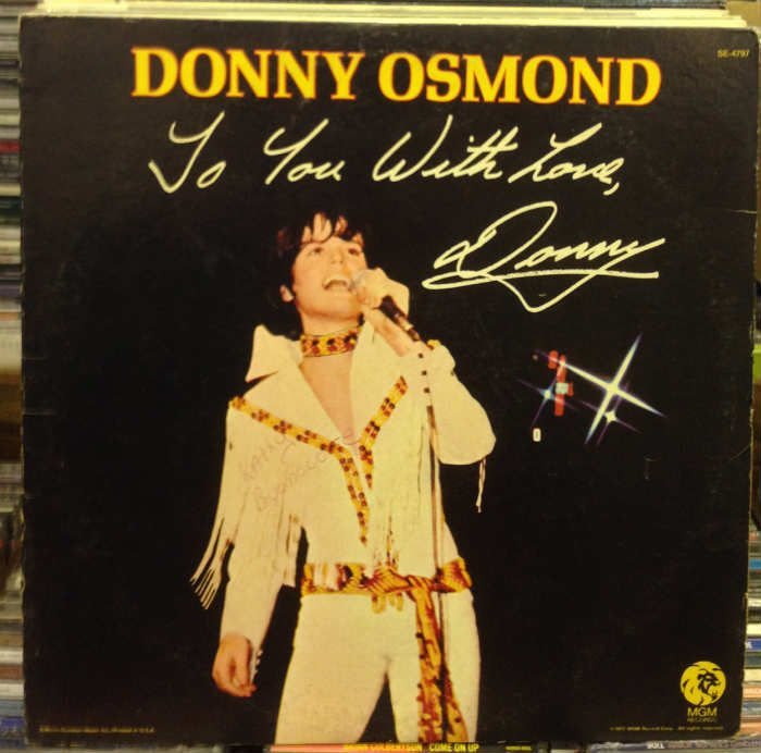 DONNY OSMOND TO YOU WITH LOVE LP 2.EL USA