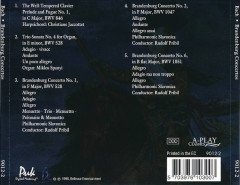 BACH - BRANDENBURG CONCERTOS / PRIBL,JACOTETT,SPANYI (1998) - CD 2.EL