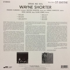 WAYNE SHORTER - SPEAK NO EVIL (1966) - LP 180GR BLUE NOTE 2021 CLASSIC VINYL SERIES EDITION SIFIR PLAK