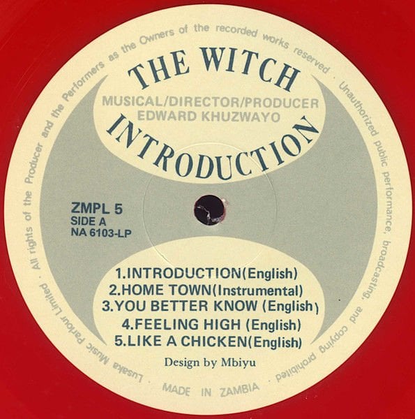 WITCH - INTRODUCTION (1972) - LP 2020 RED COLOURED EDITION PSYCHEDELIC GARAGE ROCK SIFIR PLAK