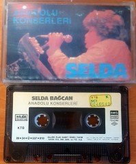SELDA BAĞCAN - SEÇMELER 1 / ANADOLU KONSERLERİ KASET 2.EL