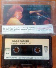SELDA BAĞCAN - SEÇMELER 1 / ANADOLU KONSERLERİ KASET 2.EL
