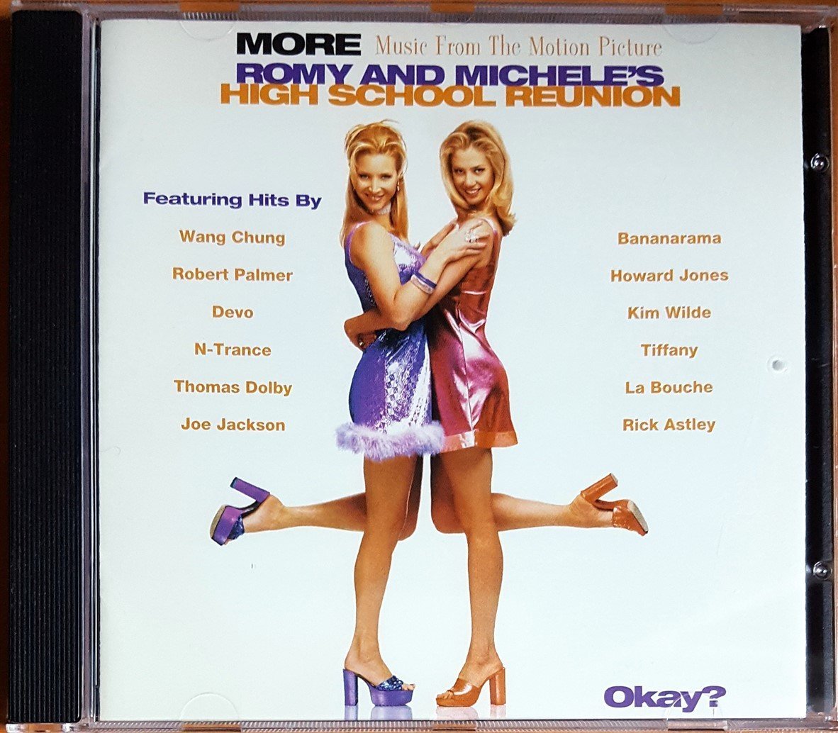 MORE MUSIC FROM ROMY & MICHELE'S HIGH SCHOOL REUNION SOUNDTRACK / WANG CHUNG, ROBERT PALMER, DEVO, N-TRANCE, JOE JACKSONİ TIFFANY, KIM WILDE, RICK ASTLEY (1997) HOLLYWOOD RECORDS CD 2.EL