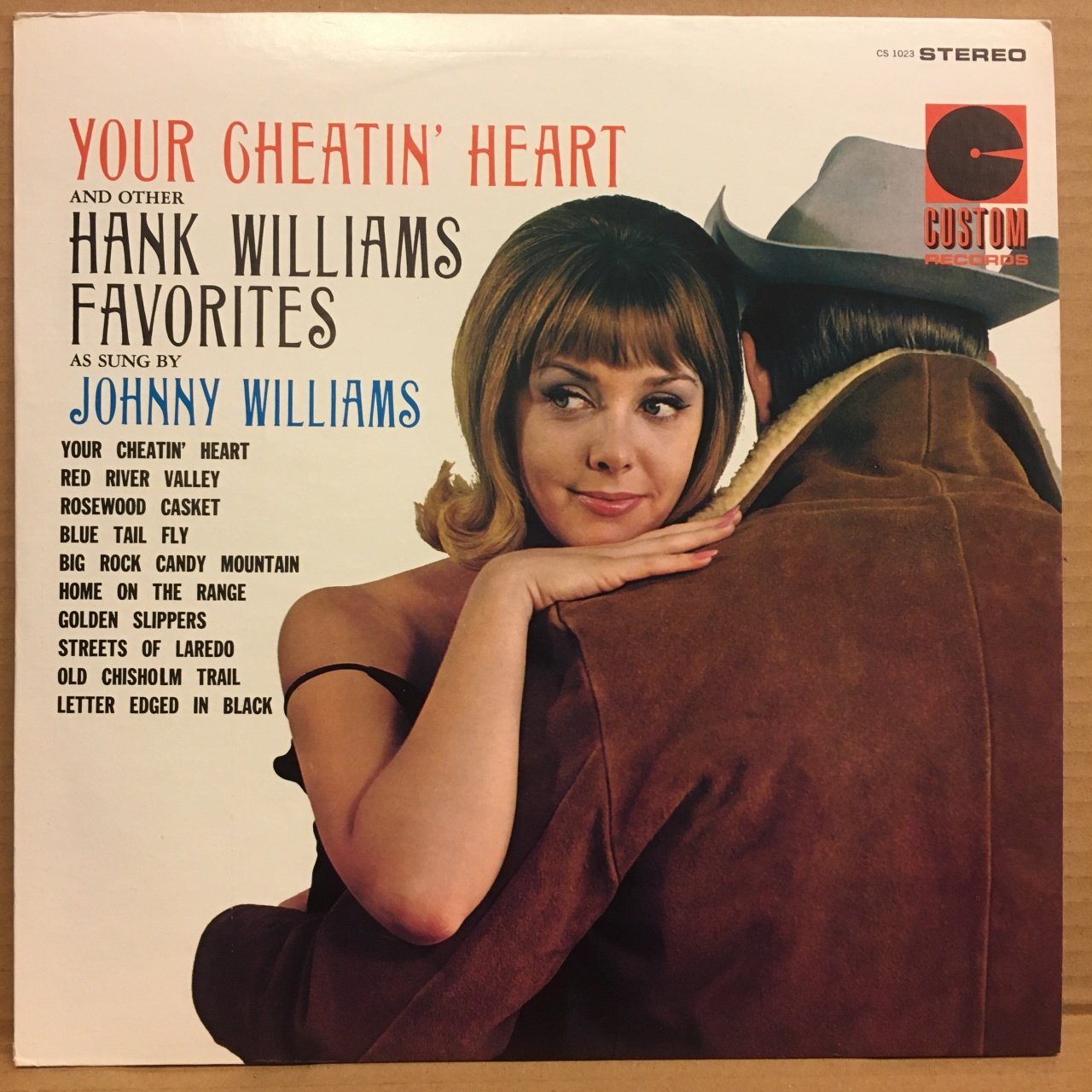 JOHNNY WILLIAMS - YOUR CHEATIN HEART AND OTHER HANK WILLIAMS FAVORITES 2.EL PLAK