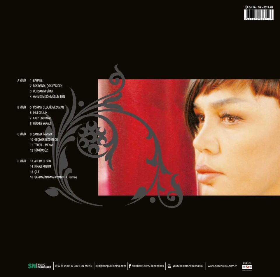 SEZEN AKSU - BAHANE (2005) - 2LP 2025 EDİSYON SIFIR PLAK