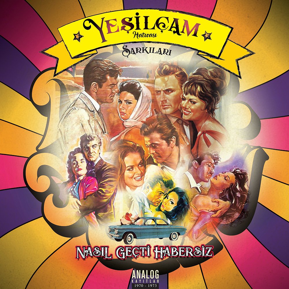 YEŞİLÇAM ŞARKILARI - NASIL GEÇTİ HABERSİZ/SOLIST VEDAT ÇETİNKAYA - LP 2019 BASIM SIFIR PLAK