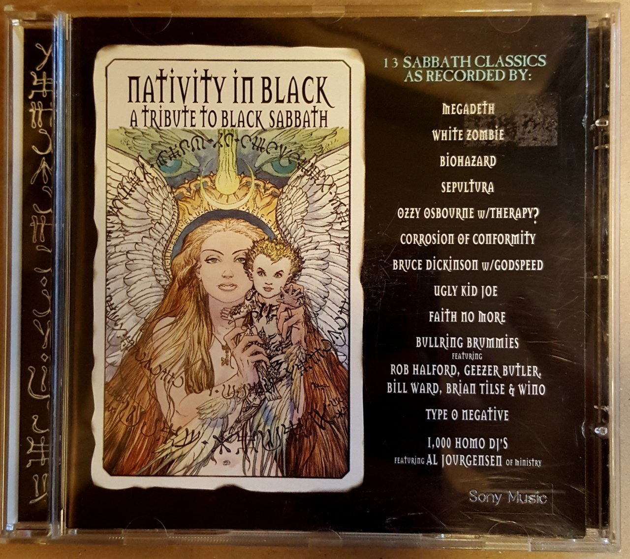 A TRIBUTE TO BLACK SABBATH - NATIVITY IN BLACK (1994) CD DÜŞÜK KONDÜSYONLU ÇALIŞIR 2.EL