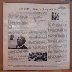 IDA COX WITH THE COLEMAN HAWKINS QUINTET - BLUES FOR RAMPART STREET - DÖNEM BASKISI SIFIR LP PLAK