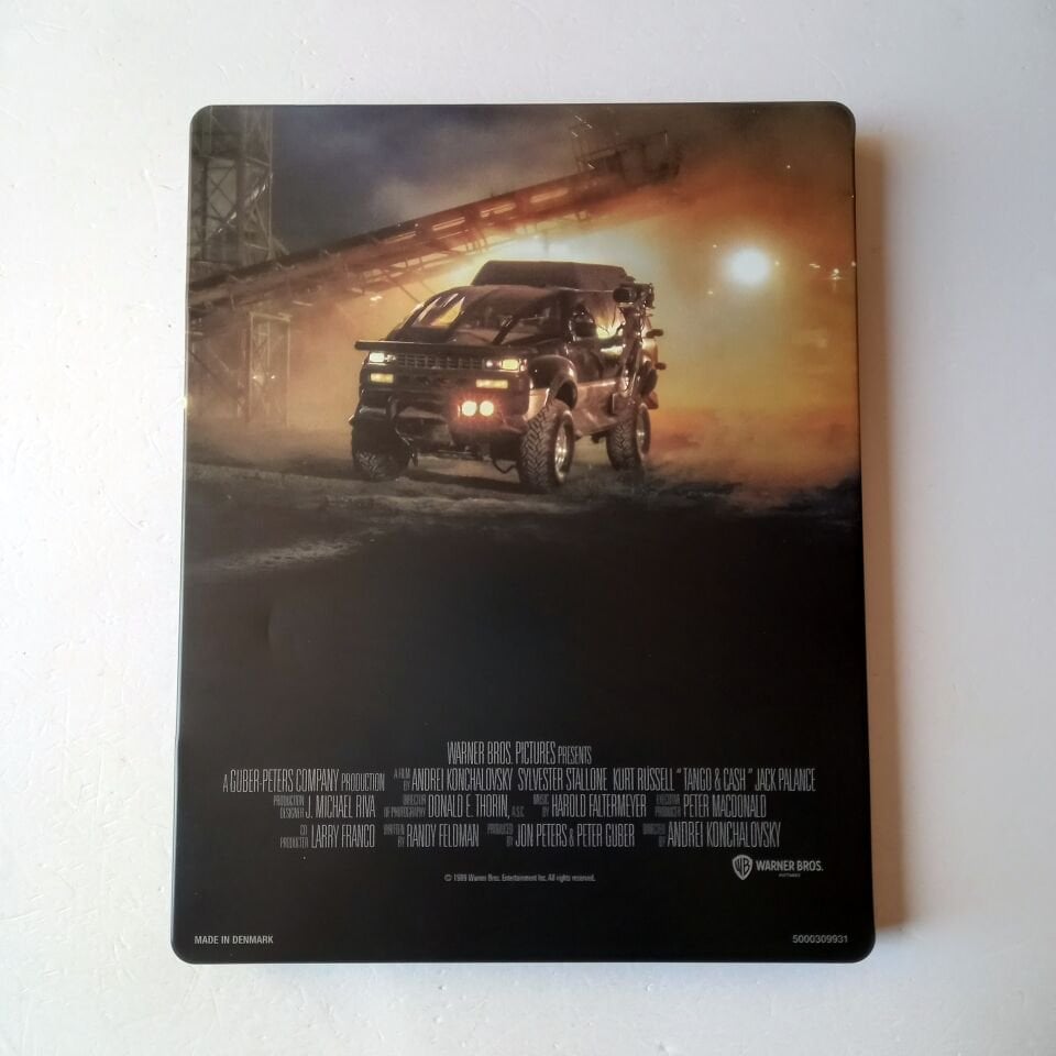 TANGO & CASH - SYLVESTER STALLONE, KURT RUSSELL - YÖN.: ANDREI KONCHALOVSKY - BLU-RAY  STEELBOOK METAL KUTU 2.EL TÜRKÇE ALTYAZI YOKTUR